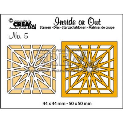 Crealies Insider or Out Stanzschablone - Stern